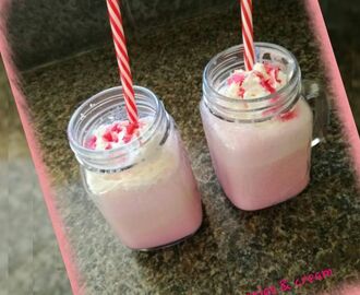 Strawberry and cream shake