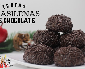 Trufas Brasileñas de Chocolate - Brigadeiro - Brazilian chocolate Truffles