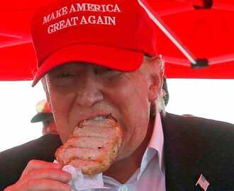 El menú del almuerzo presidencial de Trump [¿habrá Vodka y Fastfood?]