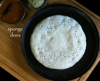sponge dosa recipe | curd dosa recipe | set dosa without urad dal
