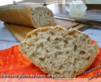 Recette de pain sans gluten facile, au levain de quinoa, sans machine