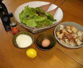 Have lettuce, lemons, garlic? Make Caesar Salad!