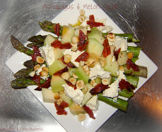 Grilled Asparagus & Rock Melon Salad - Quick & Easy # 6