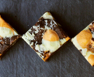 Super-Fudgy Walnut, Caramel, and Marshmallow Brownies #SweetenTheSeason