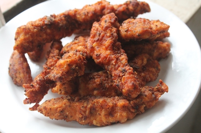 Spicy Chicken Strips Recipe - Fried Chicken Tenders Recipe