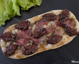 Pizzette aux figues et gorgonzola