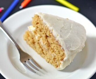 Caramel Cake with White Chocolate Frosting: Timeless Treat