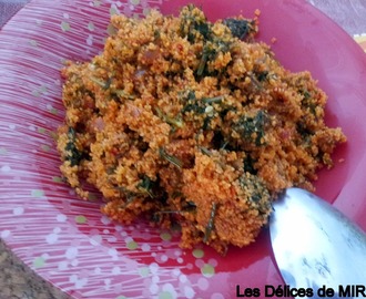 Farfoucha : Couscous végétarien aux verts de fenouil