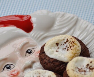 Hot Chocolate Brownie Cookies