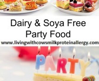 Dairy & Soya Free Party Food