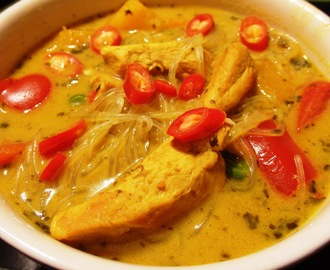 Tajska zupa z kurczakiem i dynią