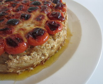 Meatloaf Baked Cake with Veal, Mediterranean Scents & Cherry Tomatoes