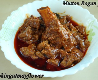 Mutton Rogan josh/ Kashmiri mutton curry / Mutton curry with yogurt and spices