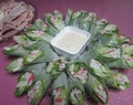 CRAB STICK and CUCUMBER SPRING ROLL