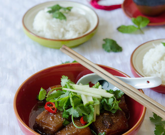 {Recipe} Pork Belly with Apple Slaw and Chilli Caramel