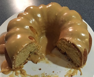 Buttermilk Cake with Caramel Icing