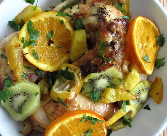 Chicken with fruit | Food From Portugal