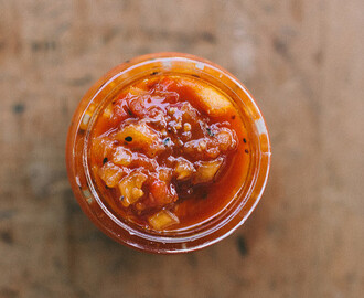 spiced tomato chutney recipe + a huge thank you!