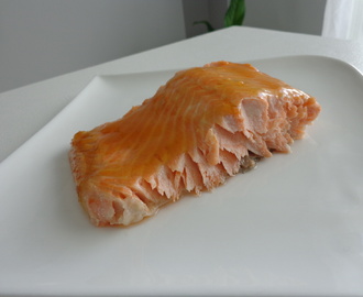 Pavé de saumon mariné aux agrumes