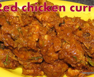 Spicy Red chicken curry
