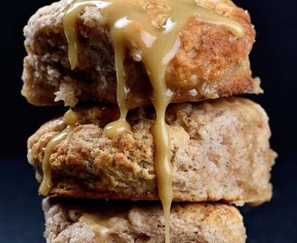 Sweet Cinnamon Biscuits Recipe with Apple Cider Glaze