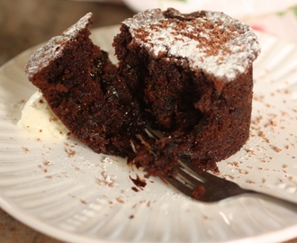 Chocolate and Prune Pudding Cakes