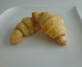 Mini croissant bacon, fromage au poivre