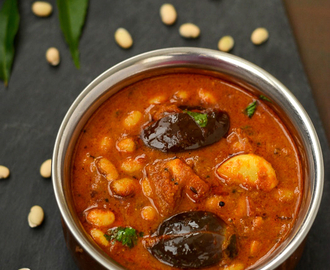 Kathrikkai Mochai(Avarai) Kottai Kuzhambu | Kathrikkai Mochai Kara Kuzhambu | Brinjal Field Beans(Dry Beans) Curry Recipe