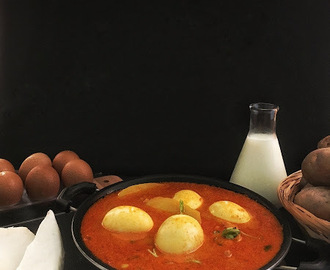 EGG CURRY WITH COCONUT MILK