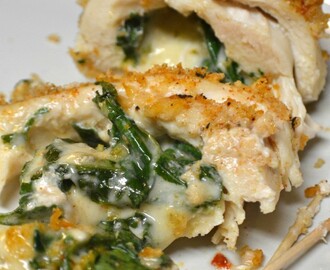 Cajun Chicken Stuffed with Spinach & Pepper Jack Cheese
