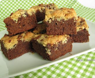 Brownies con crumble