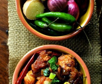 Kerala Style Chicken Chilli Roast