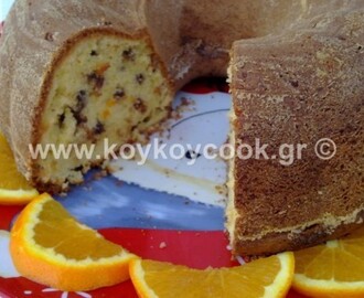 Εύκολο κέικ με ολόκληρο πορτοκάλι και δάκρυα σοκολάτας, από την αγαπημένη Ρένα Κώστογλου και το koykoycook.gr!