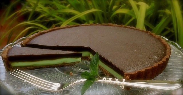 Extra čokoládová torta s mätovou plnkou