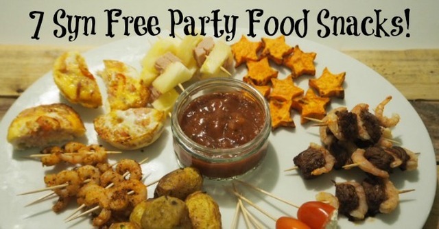 Seven Syn Free party food snacks {Slimming World}….