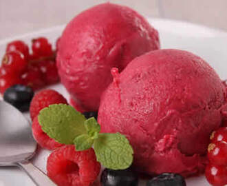 Sorbet fruits rouges au thermomix