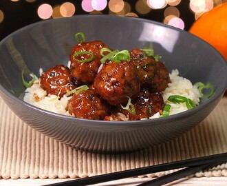 Skip The Take Out And Try These Baked Orange Chicken Meatballs