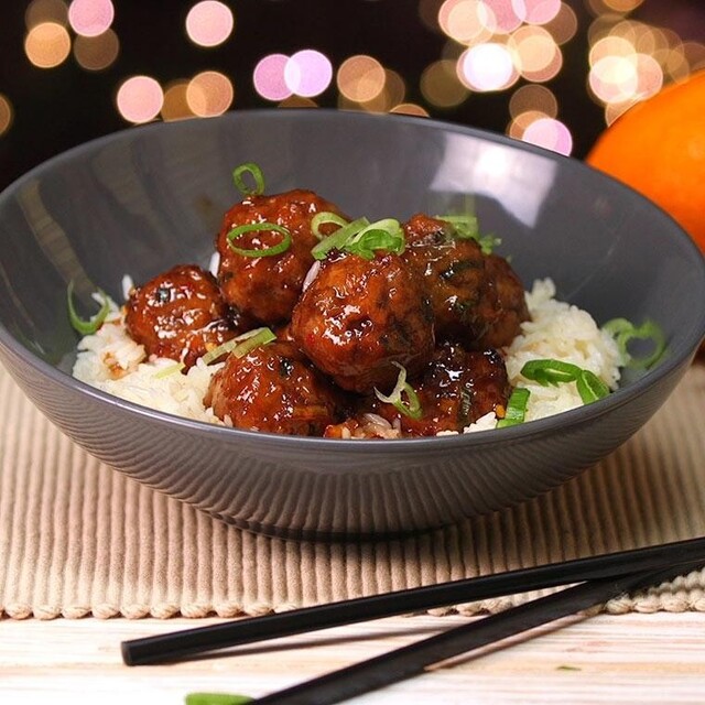 Skip The Take Out And Try These Baked Orange Chicken Meatballs