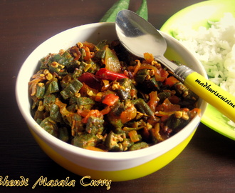 Bhindi Masala, Bhindi Tomato curry