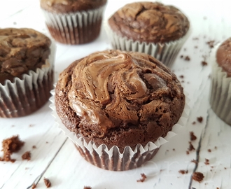 Nutellás csokis muffin