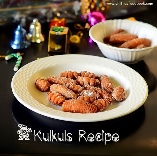 Eggless KulKuls Recipe-Kalkal(Gul Gul)-Goan Christmas Recipes