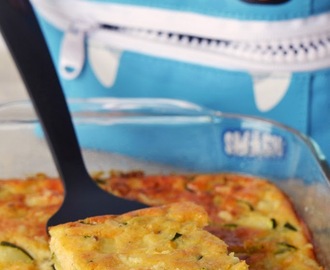 Healthy Lunch Box Ideas: Paula Deen's Zucchini Custard Slices / Vegetable Pancakes