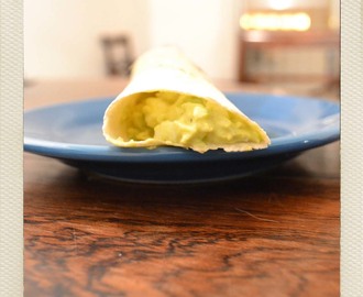 Goodies: Wrap de salada de ovo com abacate