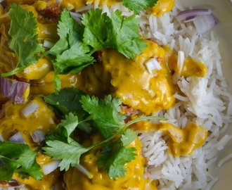 Turkey Meatball Curry with Coconut Rice