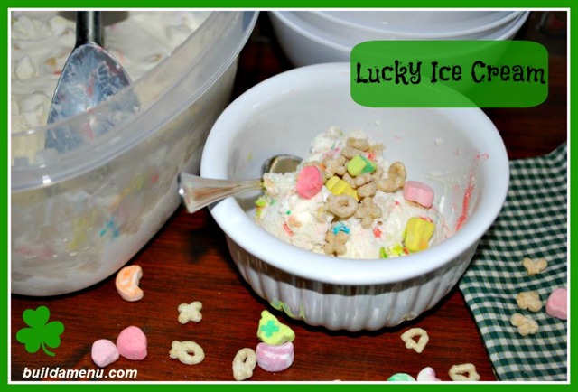 Lucky (Super Easy to Make!) Homemade Ice Cream