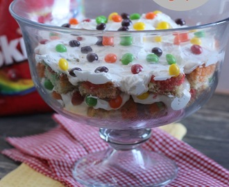 Skittles Cheesecake Trifle