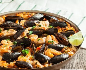 Easy Seafood Paella