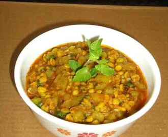 Lauki chana dal sabzi in pressure cooker -  bottle gourd subzi  - dudhi bhoplyachi bhaji - bottle gourd recipes