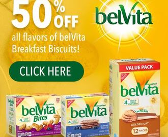 Target: 50% off belVita Breakfast Biscuits