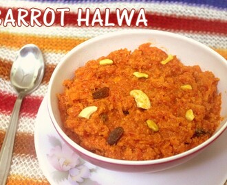 Gajar ka halwa – How to make carrot halwa with condensed milk recipe – winter recipes